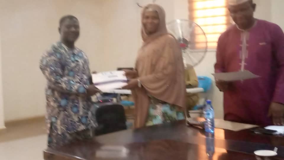 Award of Certificate for Participation to Research Officer 1